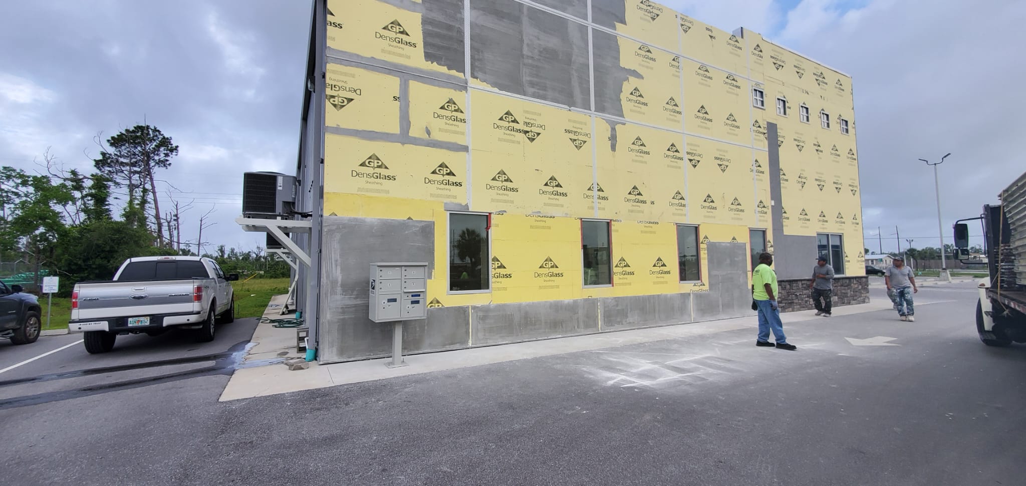 Commercial stucco project