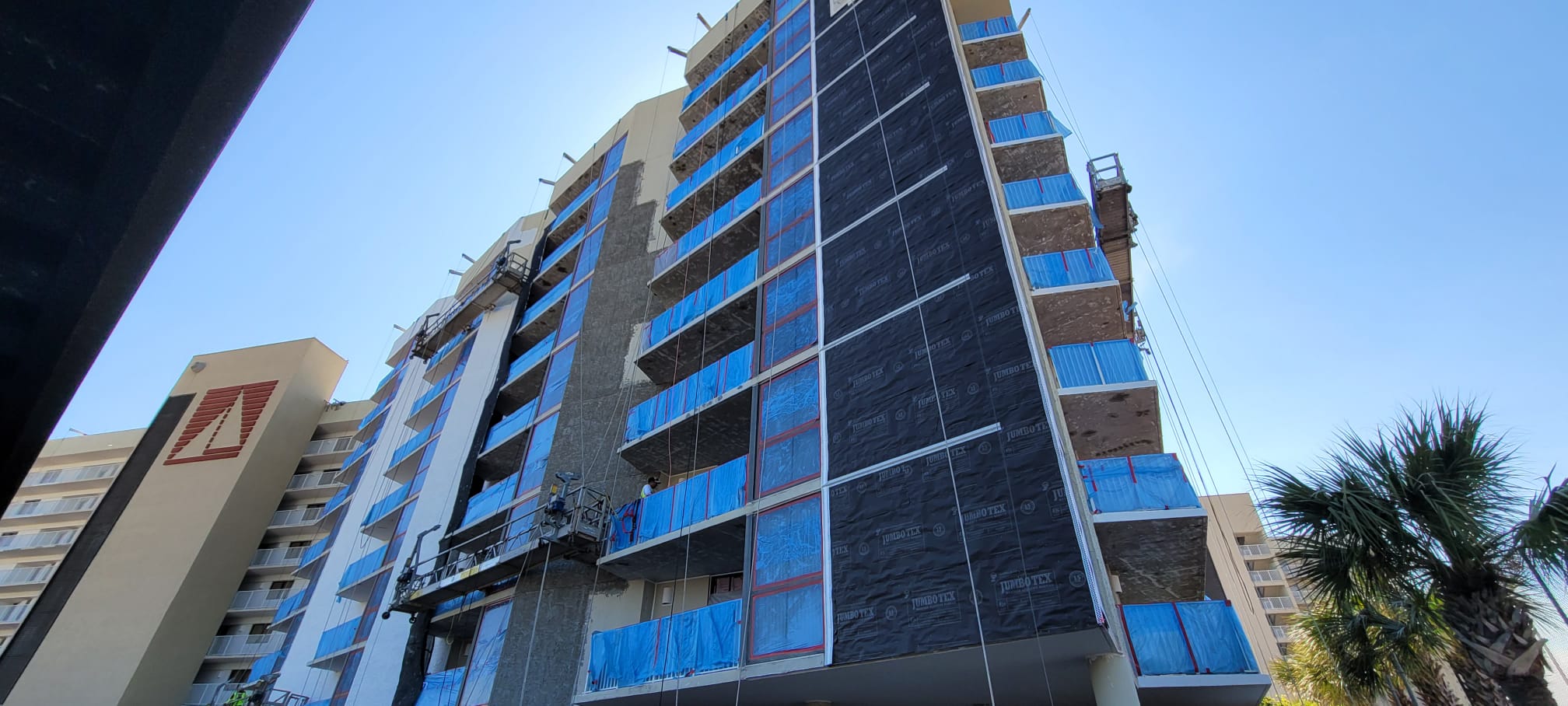 Commercial stucco project