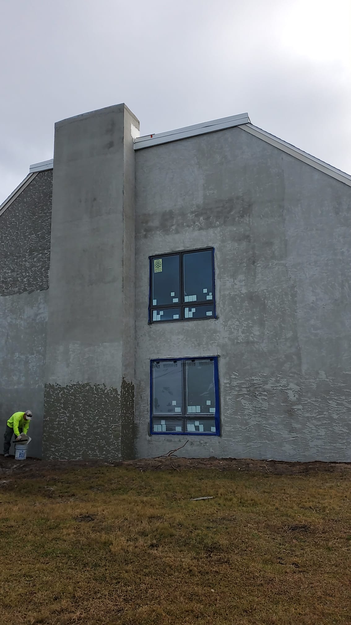 Commercial stucco project