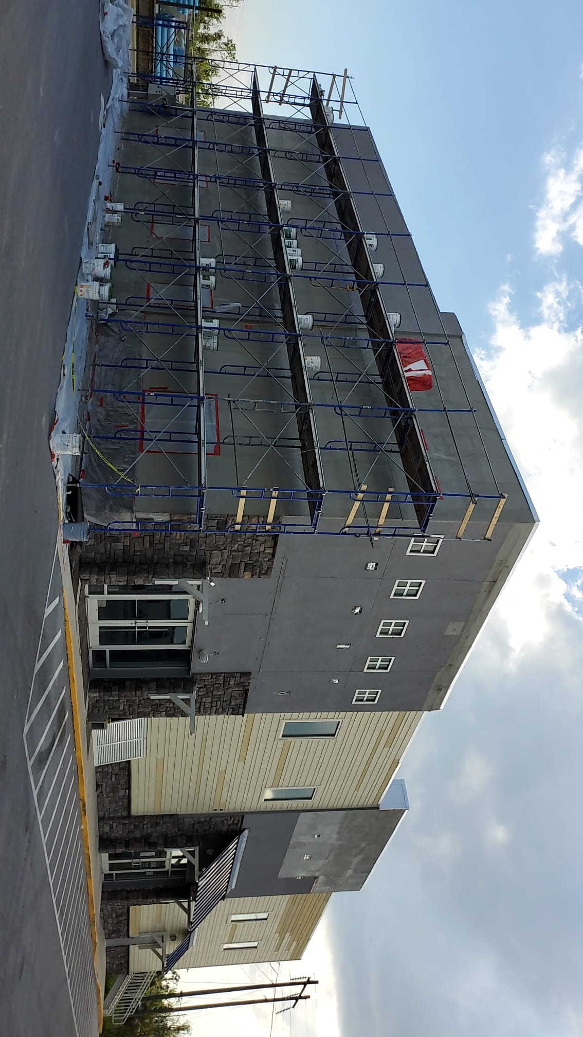 Commercial stucco project