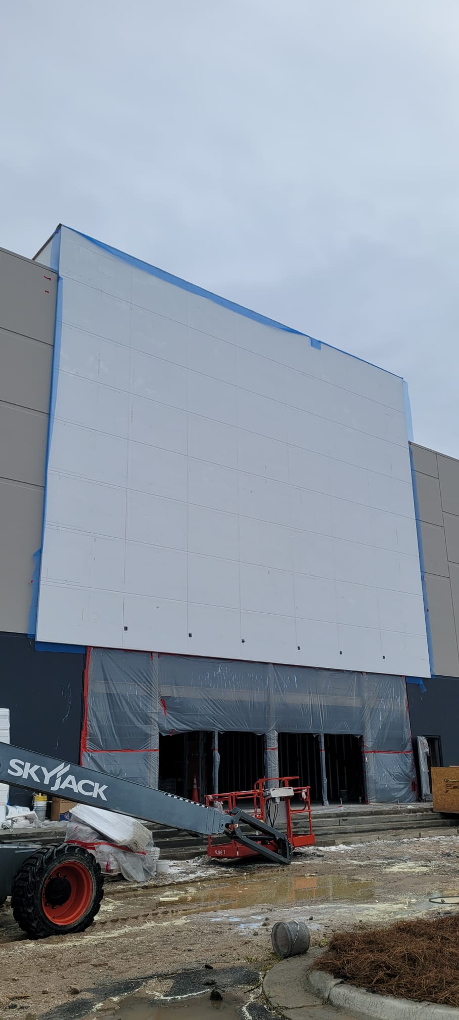 Commercial EIFS two-tone finish