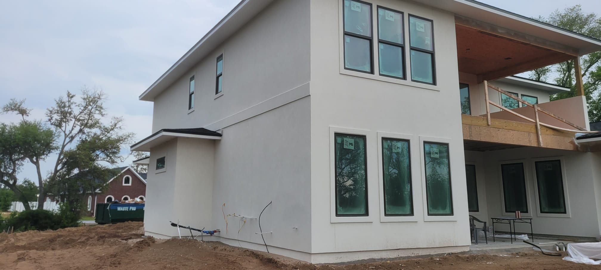 New construction stucco