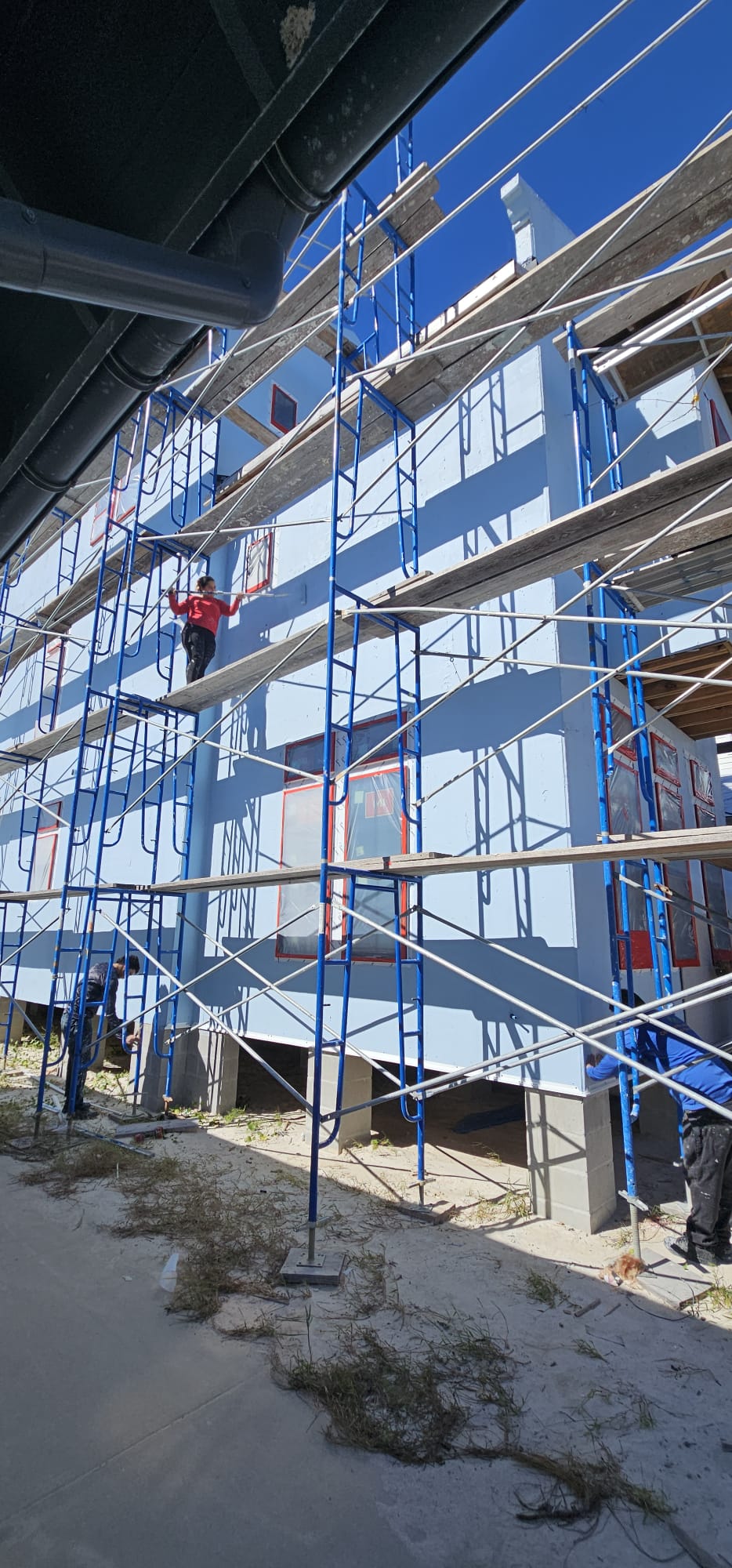 New construction stucco