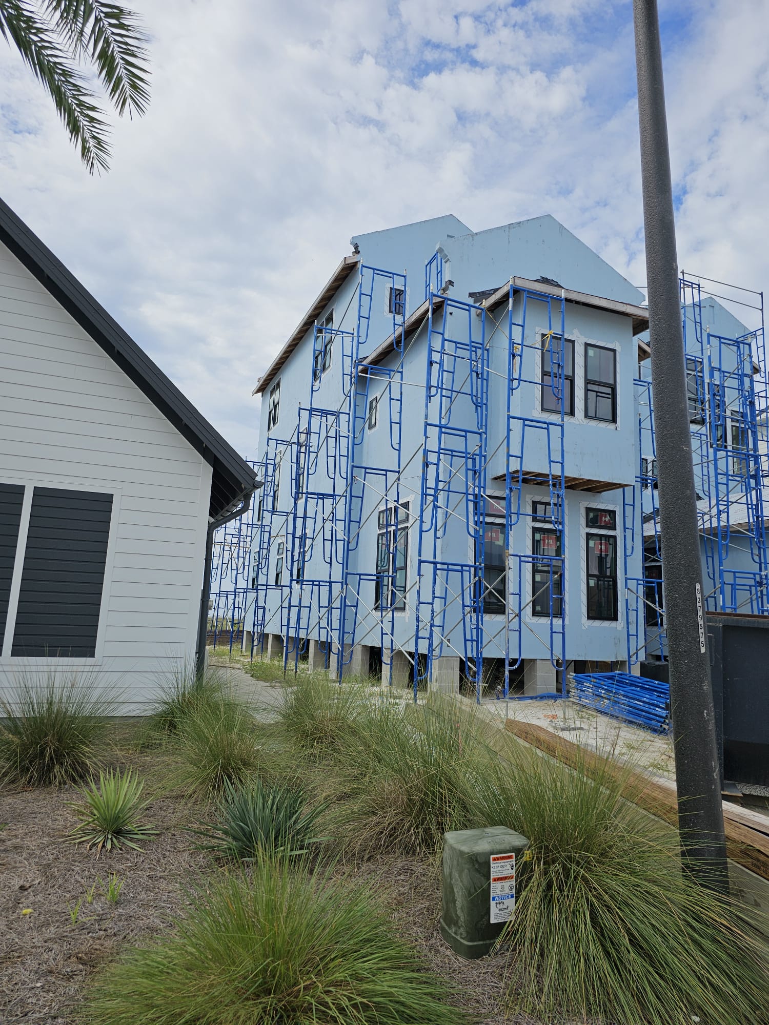 New construction stucco