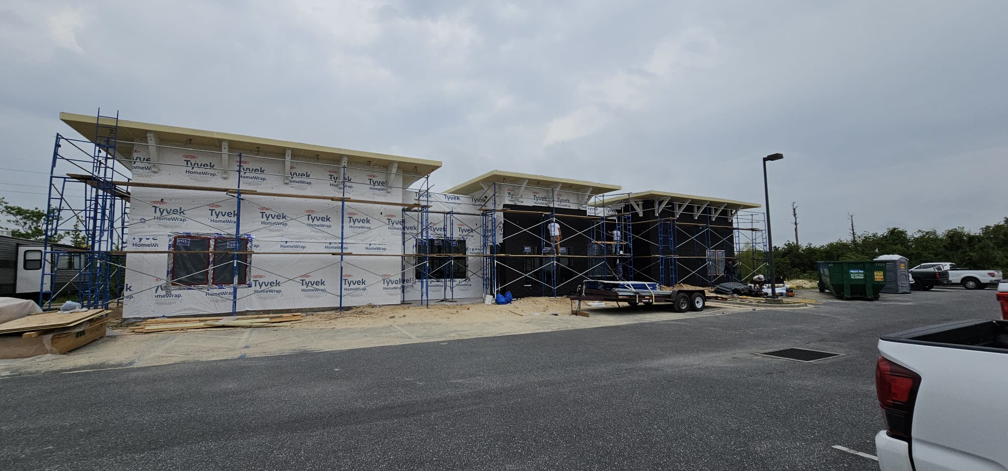 New construction stucco