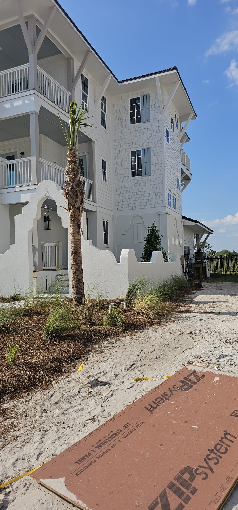 New construction stucco