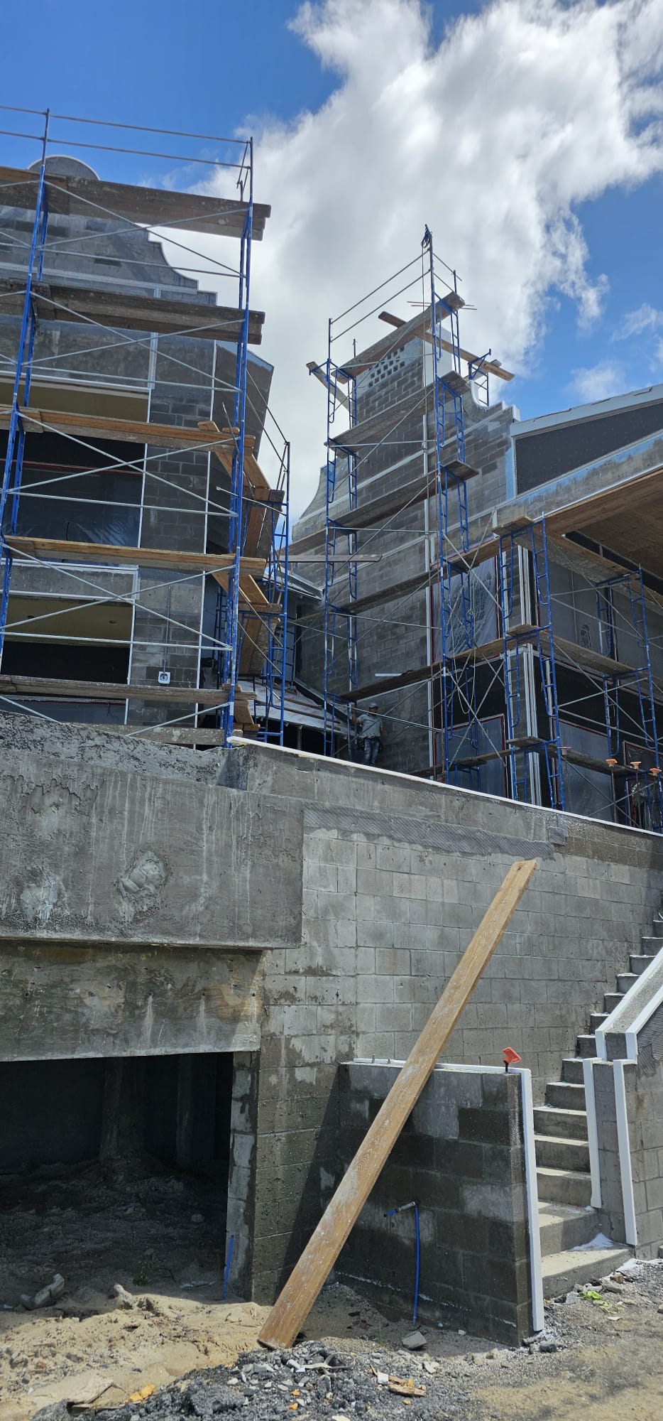 Multi-story building construction